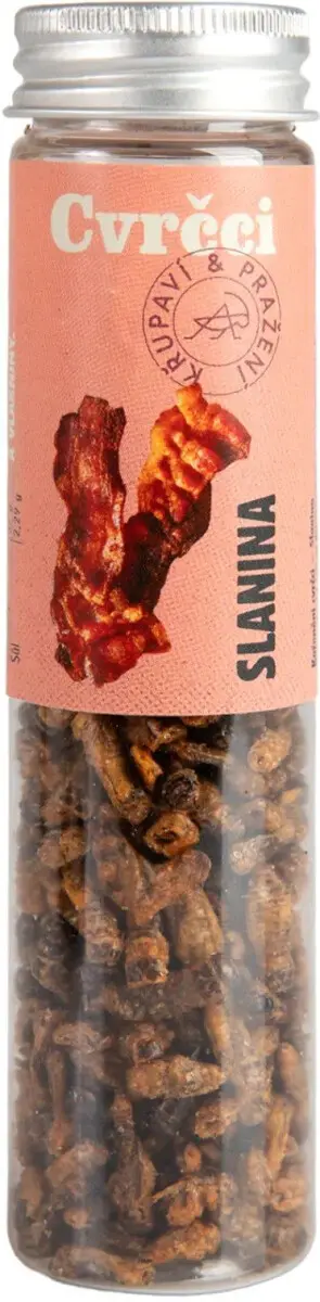 Křupaví cvrčci pro gurmány- Slanina (20g)