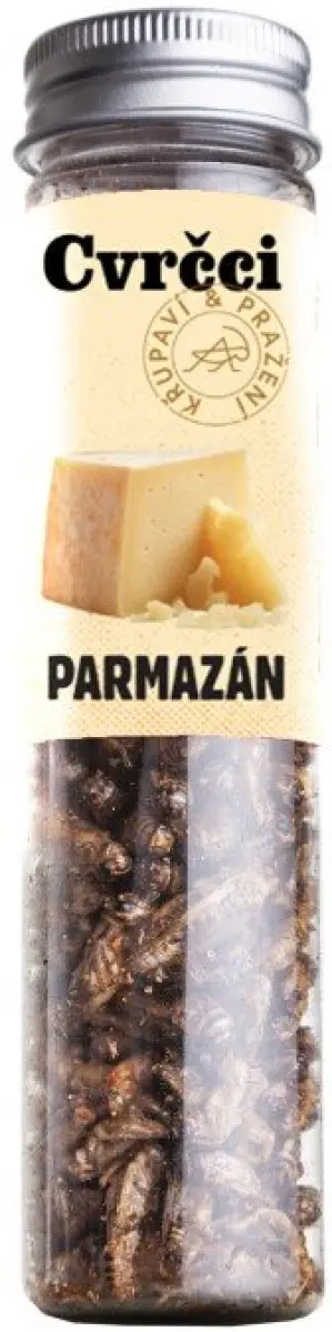 Křupaví cvrčci pro gurmány - Parmazán (20g)