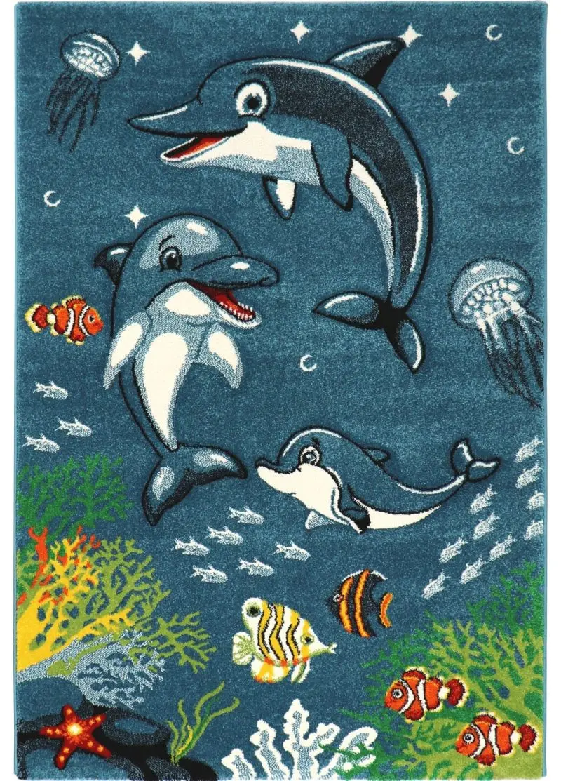 Kusový koberec s delfínkem Diamond Kids 24223/30 160x230 cm