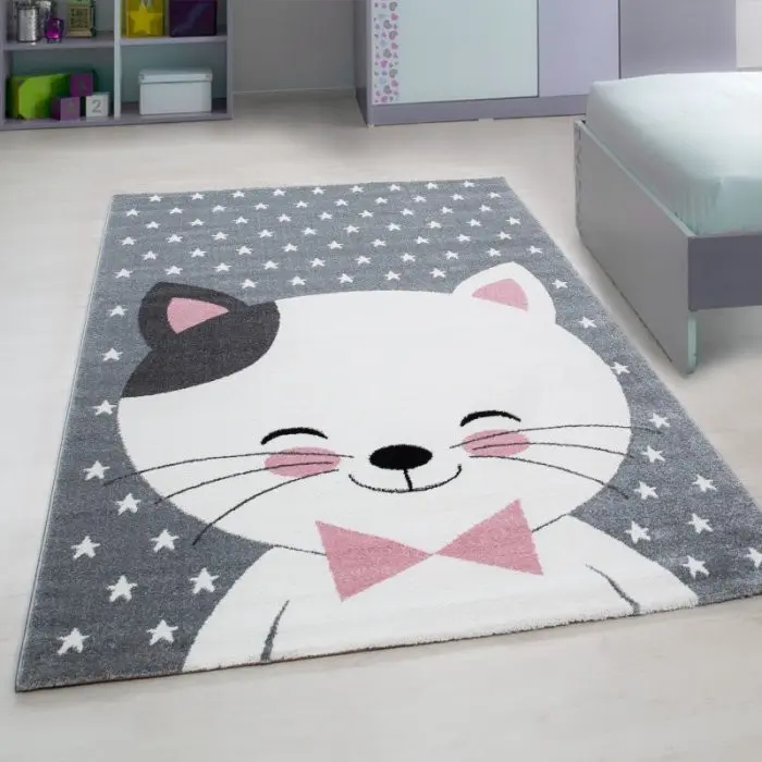 Dětský koberec Kids 550 pink Kruh Ø 160 cm