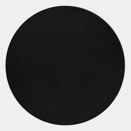 Kusový koberec kruh Pouffy 5100 black Kruh Ø 120 cm