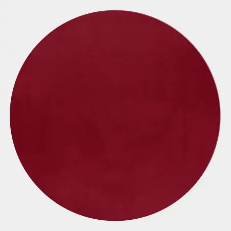 Kusový koberec kruh Pouffy 5100 red Kruh Ø 120 cm