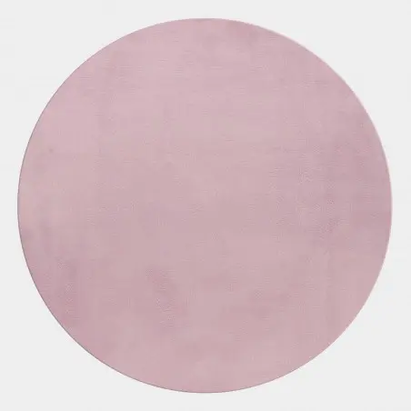 Kusový koberec kruh Pouffy 5100 rose Kruh Ø 120 cm