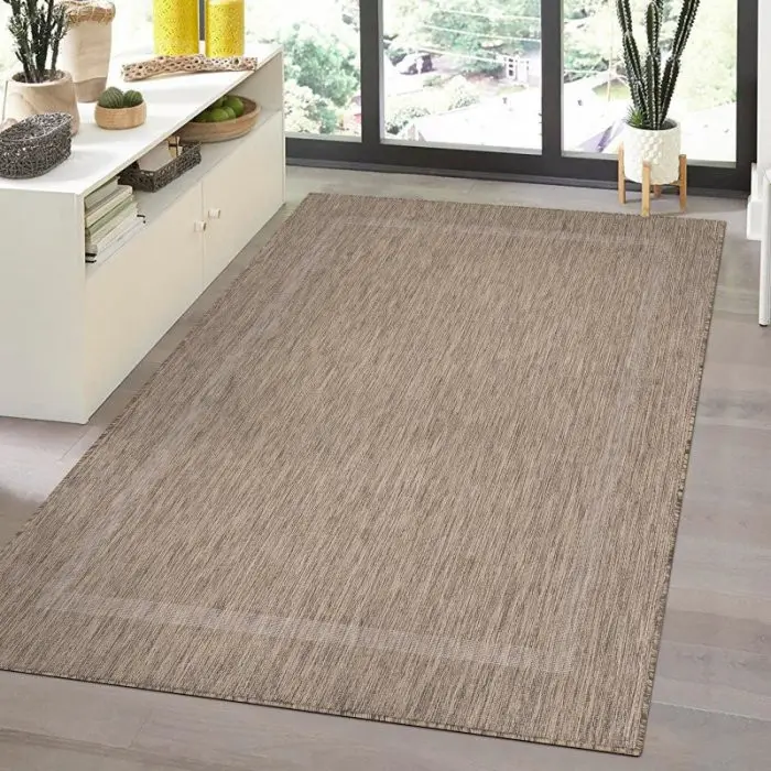 Kusový venkovní koberec Relax 4311 brown Kruh Ø 160 cm