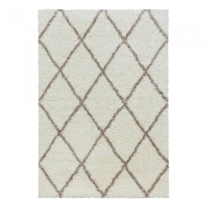 Kusový koberec Alvor Shaggy 3401 cream 80x250 cm