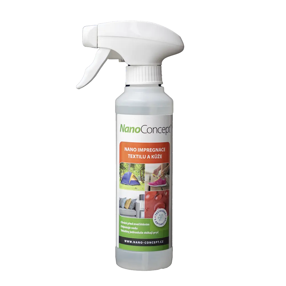 Nano impregnace textilu a kůže 250 ml