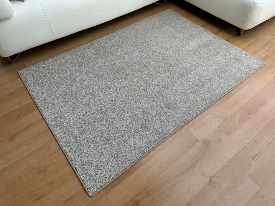Kusový koberec Capri světle béžový Kruh Ø 80 cm
