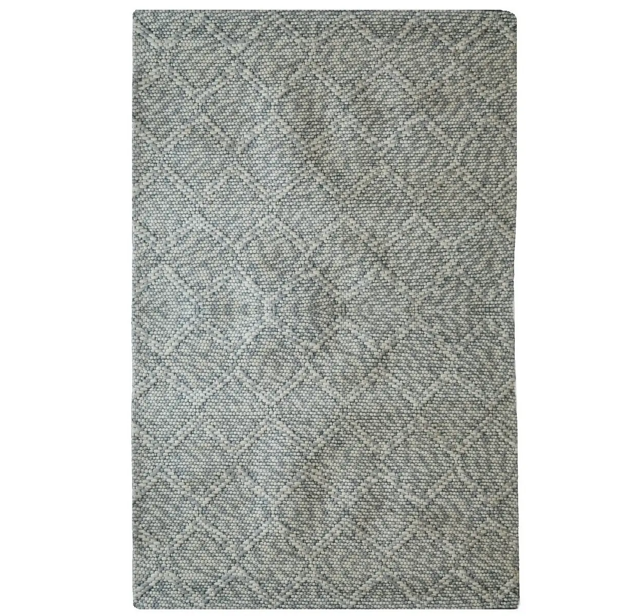 Kusový ručně tkaný koberec Woolen 4 Grey 150x240 cm