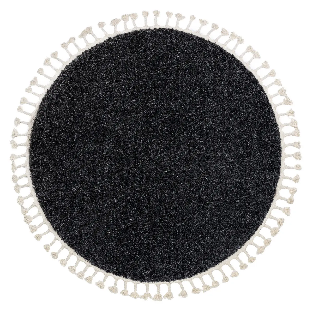Kusový koberec Berber 9000 grey kruh Kruh Ø