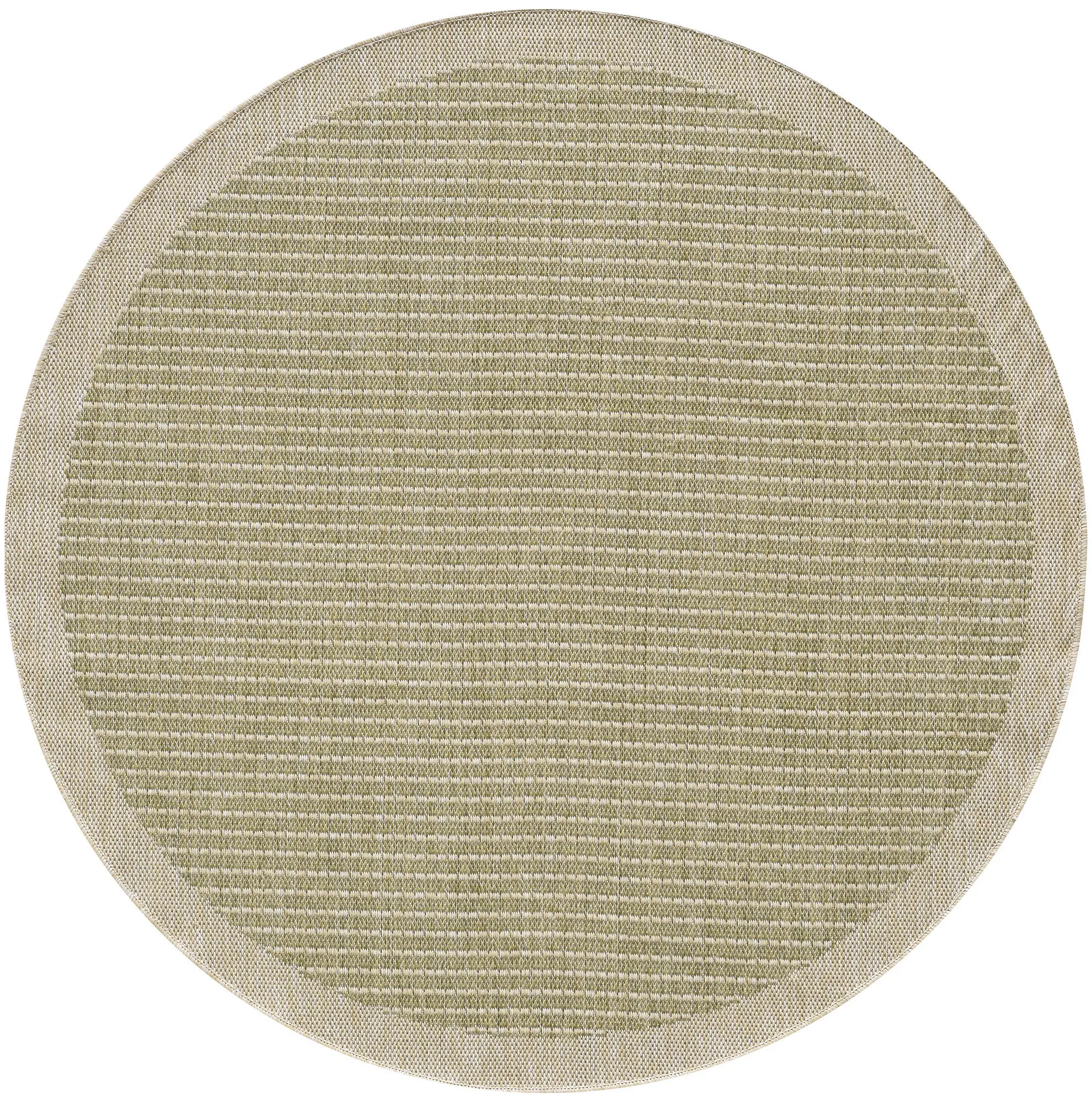 Khaki kulatý vnitřní a venkovní koberec ø 120 cm Giza 1410 – Ayyildiz Carpets