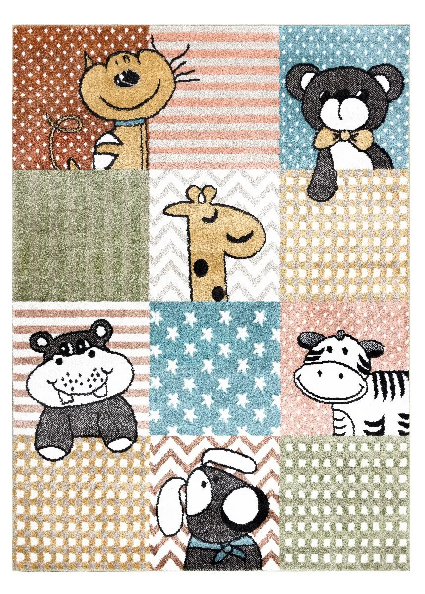 Dětský kusový koberec Fun Pets multi 280x370 cm