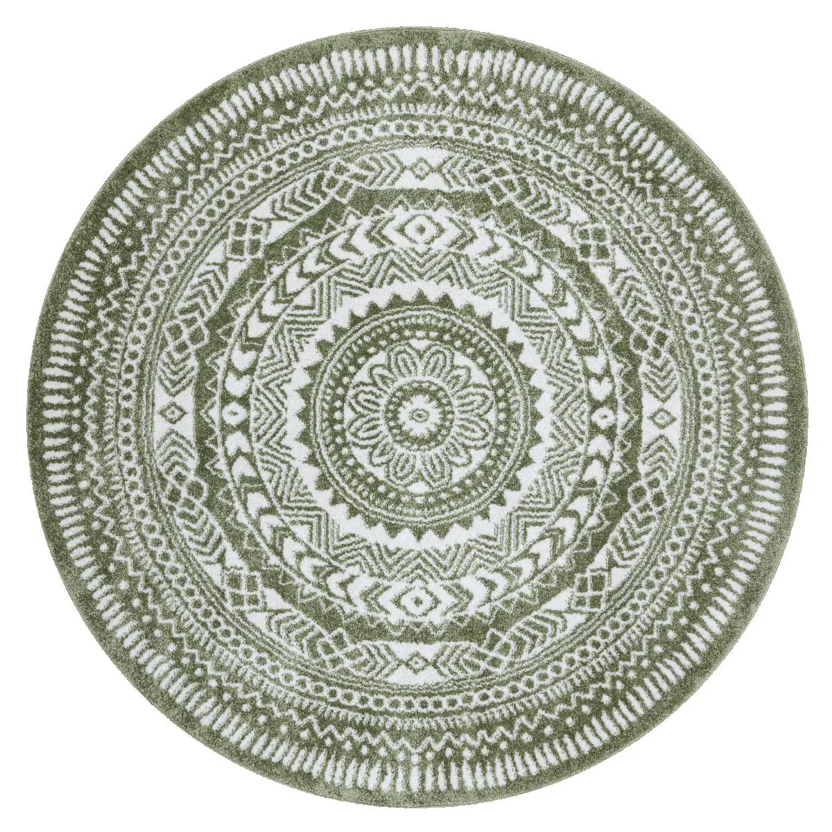 Kusový koberec Napkin green kruh 140x140 cm