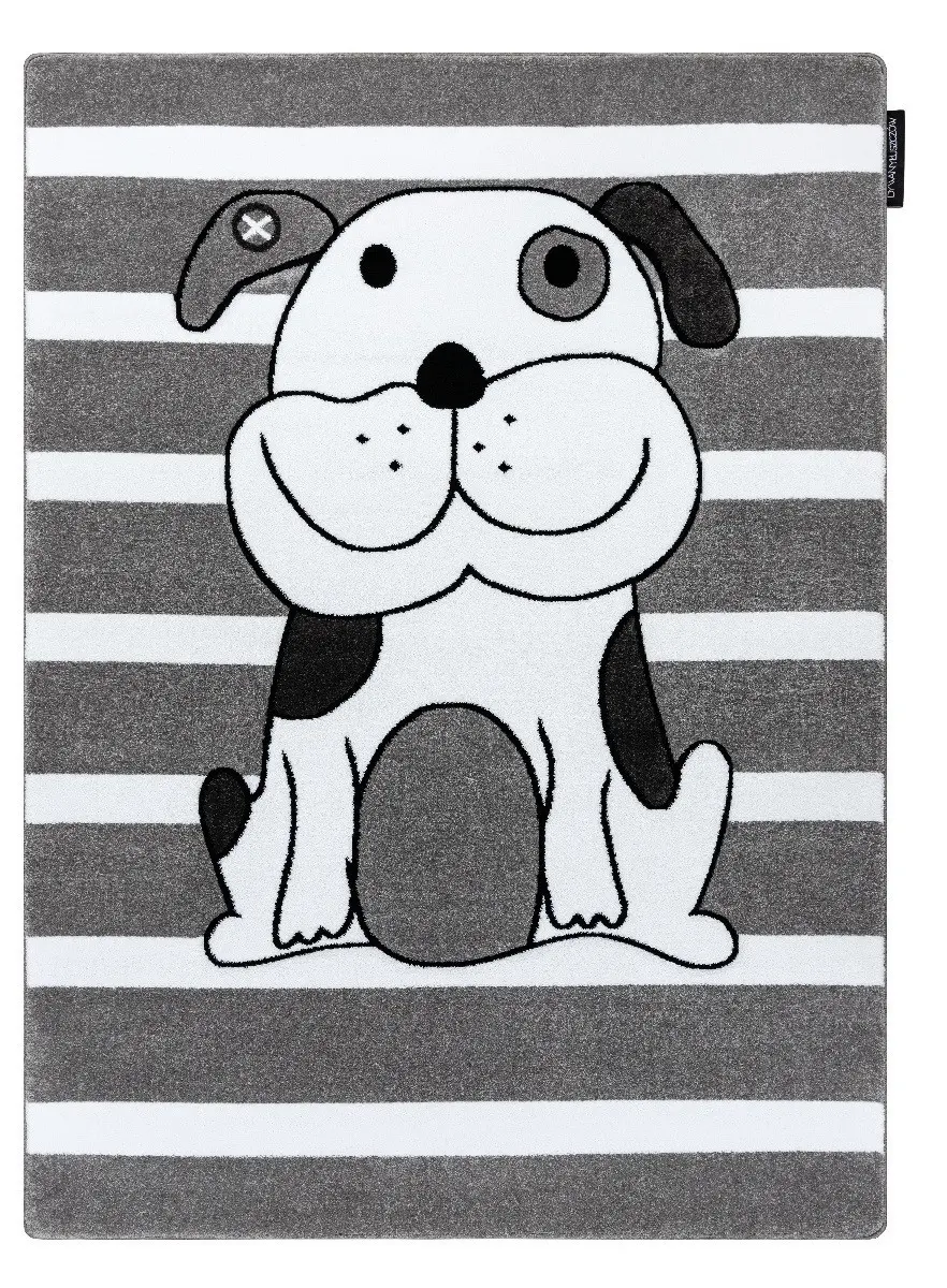 Dětský kusový koberec Petit Puppy grey 120x170 cm