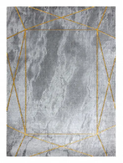 Kusový koberec Emerald 1022 grey and gold 120x170 cm