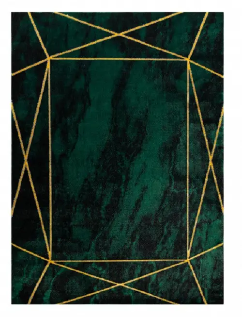 Kusový koberec Emerald 1022 green and gold 160x220 cm