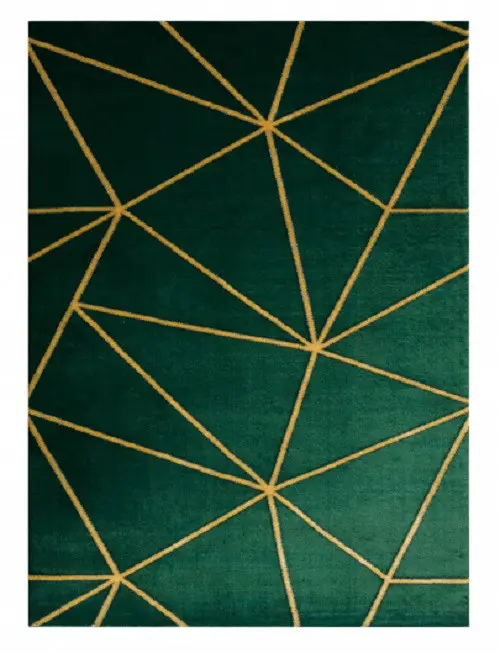 Kusový koberec Emerald 1013 green and gold 180x270 cm