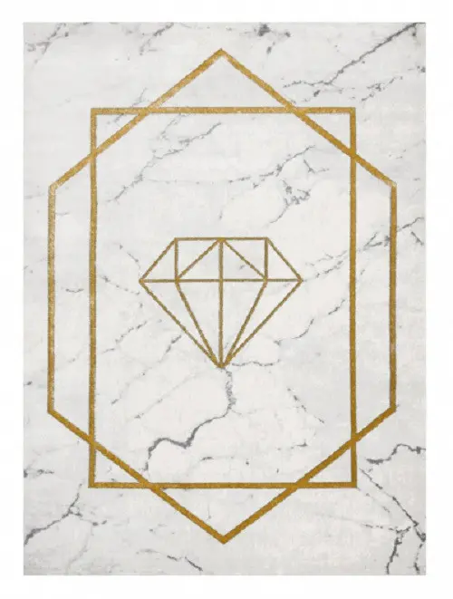 Kusový koberec Emerald diamant 1019 cream and gold 240x330 cm