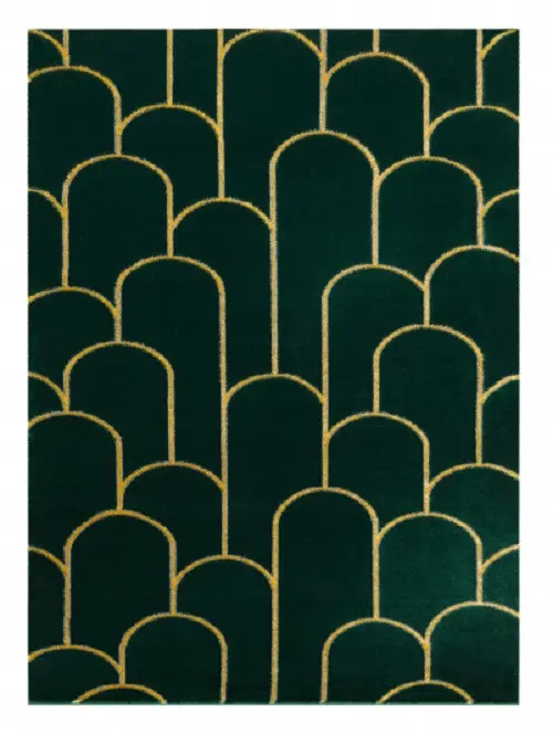 Kusový koberec Emerald 1021 green and gold 120x170 cm