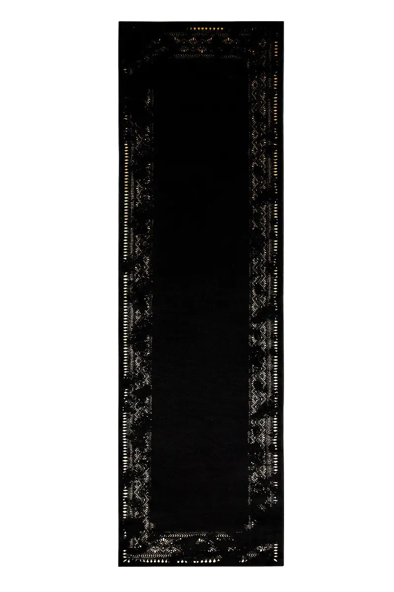 Běhoun Gloss 408C 86 geometric black/gold 80x300 cm