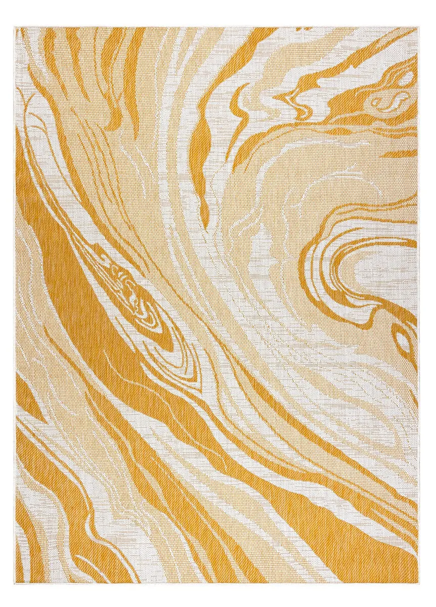 Kusový koberec Sion Sisal Marble 22169 ecru/yellow – na ven i na doma 80x150 cm