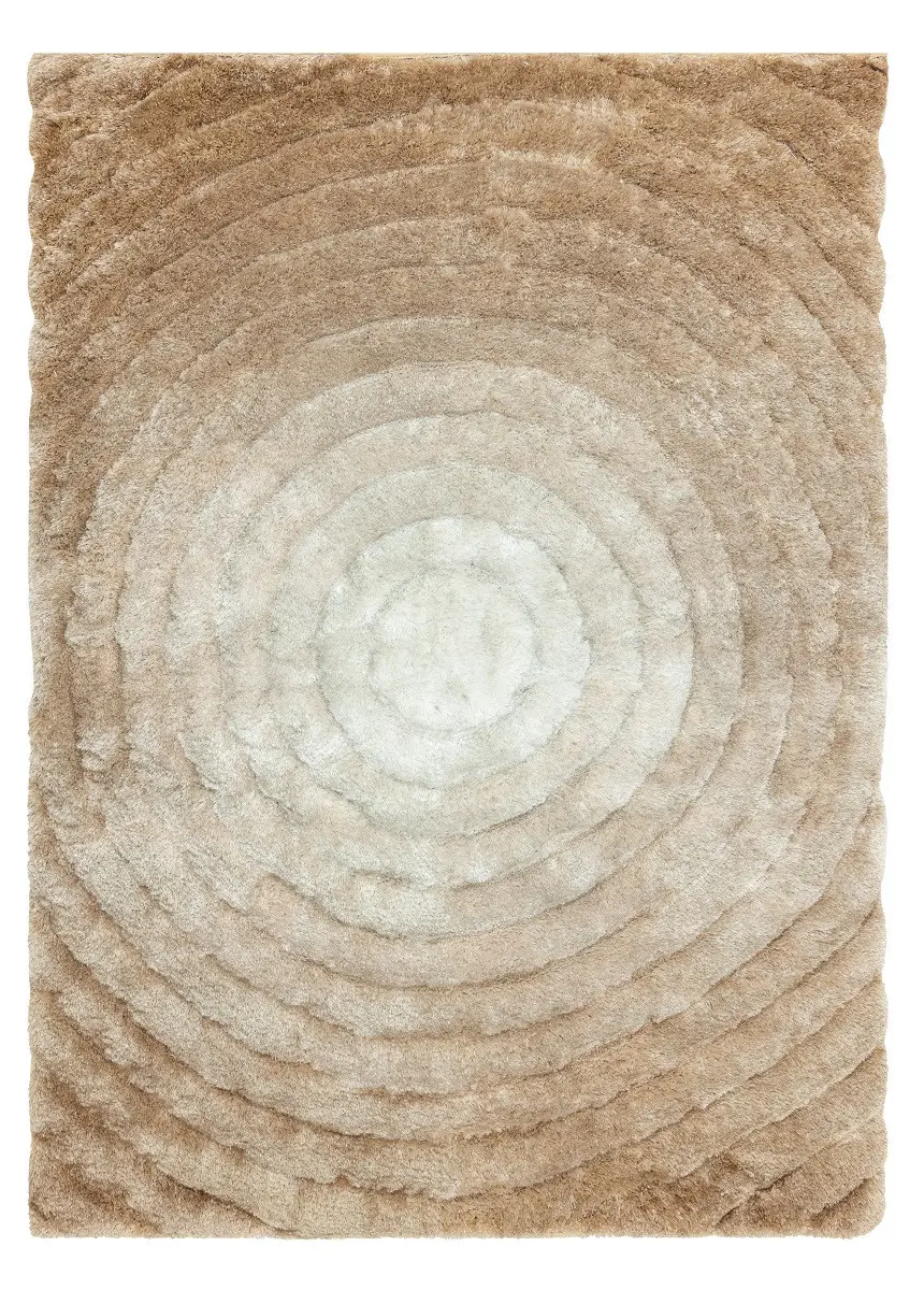 Kusový koberec Flim 008-B1 Circles beige 120x160 cm