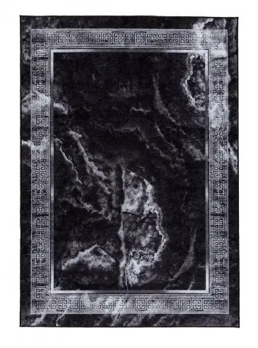 Kusový koberec Miro 51278.810 Marble black / white 120x170 cm