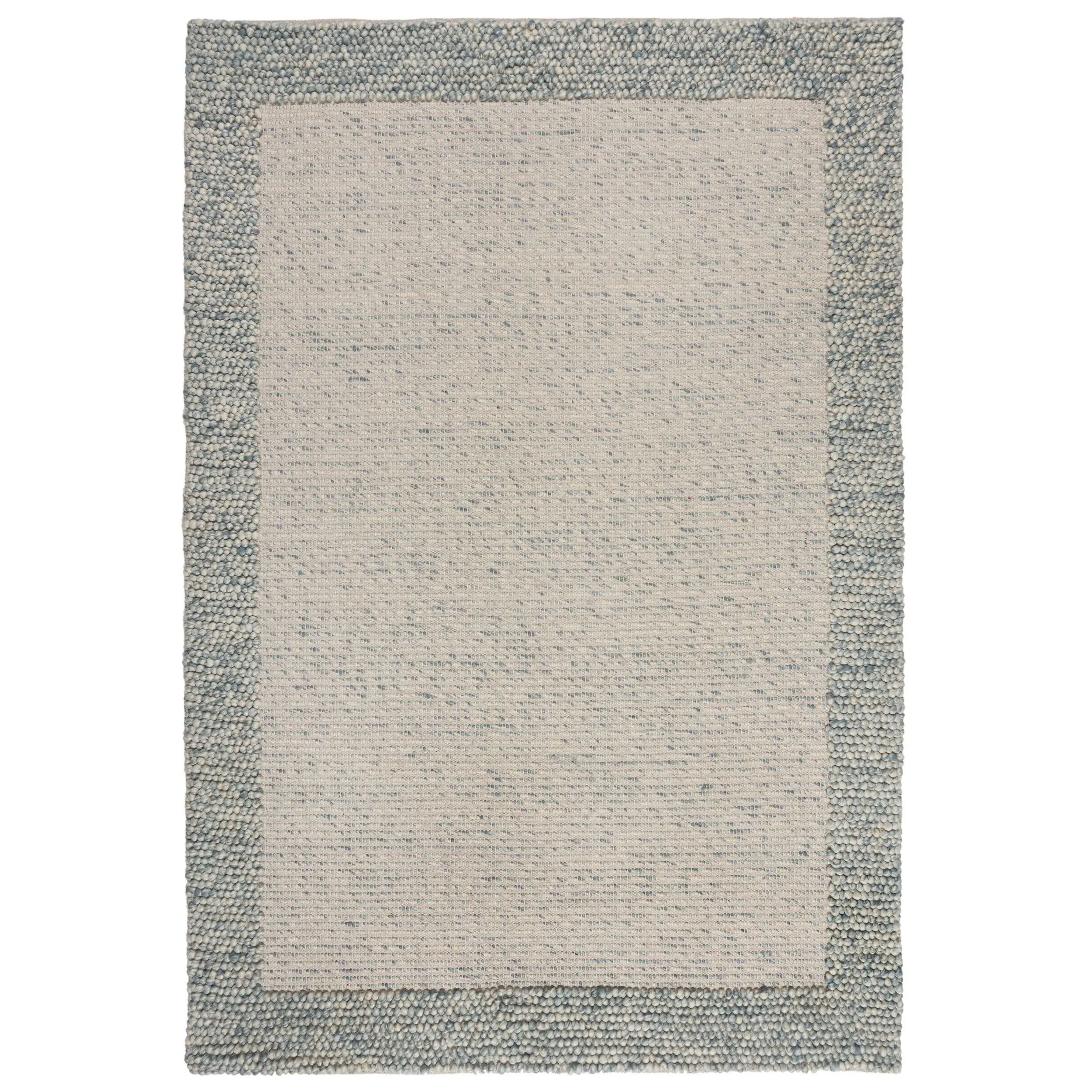 Kusový koberec Bobble Wool Blue 80x150 cm