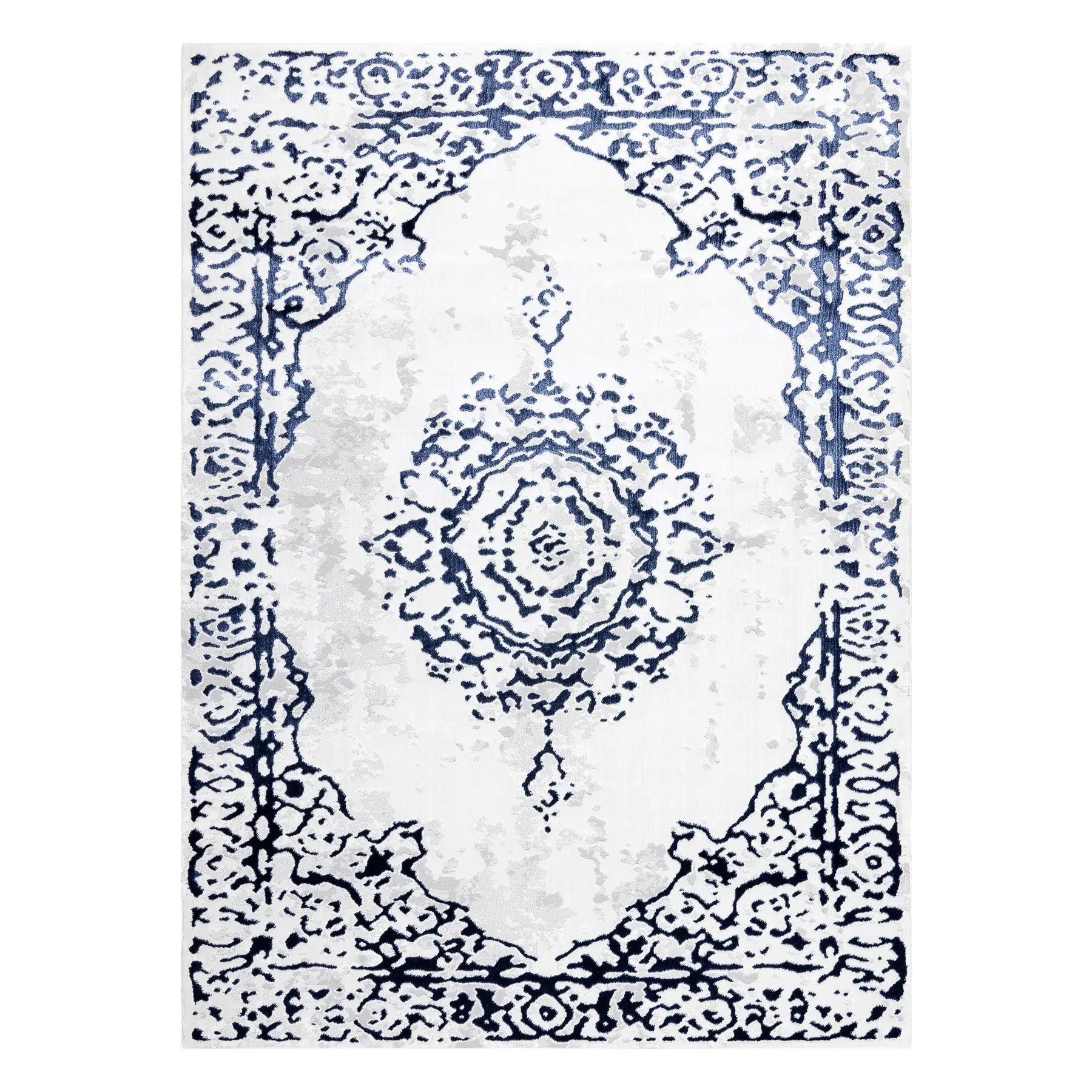 Kusový koberec Allure 1961 white/blue 80x150 cm
