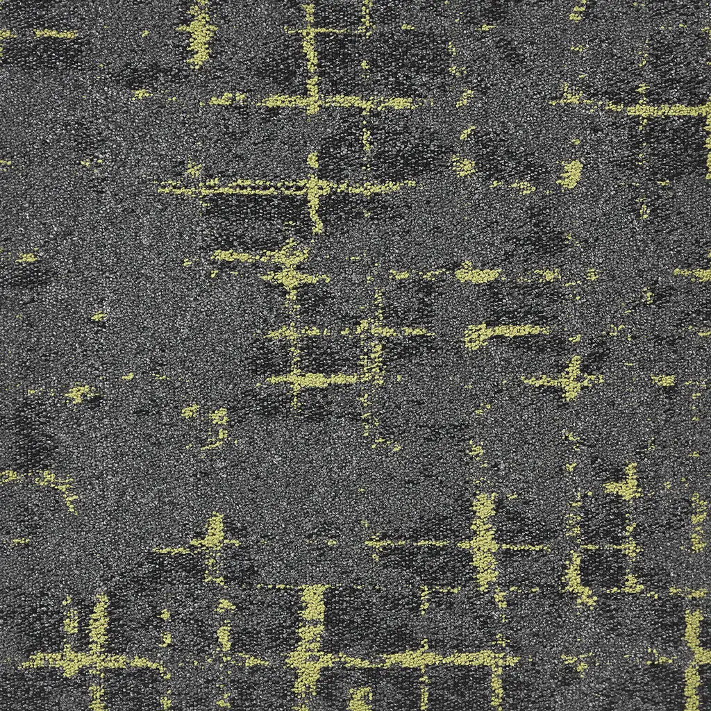 Kobercový čtverec MACRO 92 Bitumen šedo-zelený 50x50 cm 50x50 cm