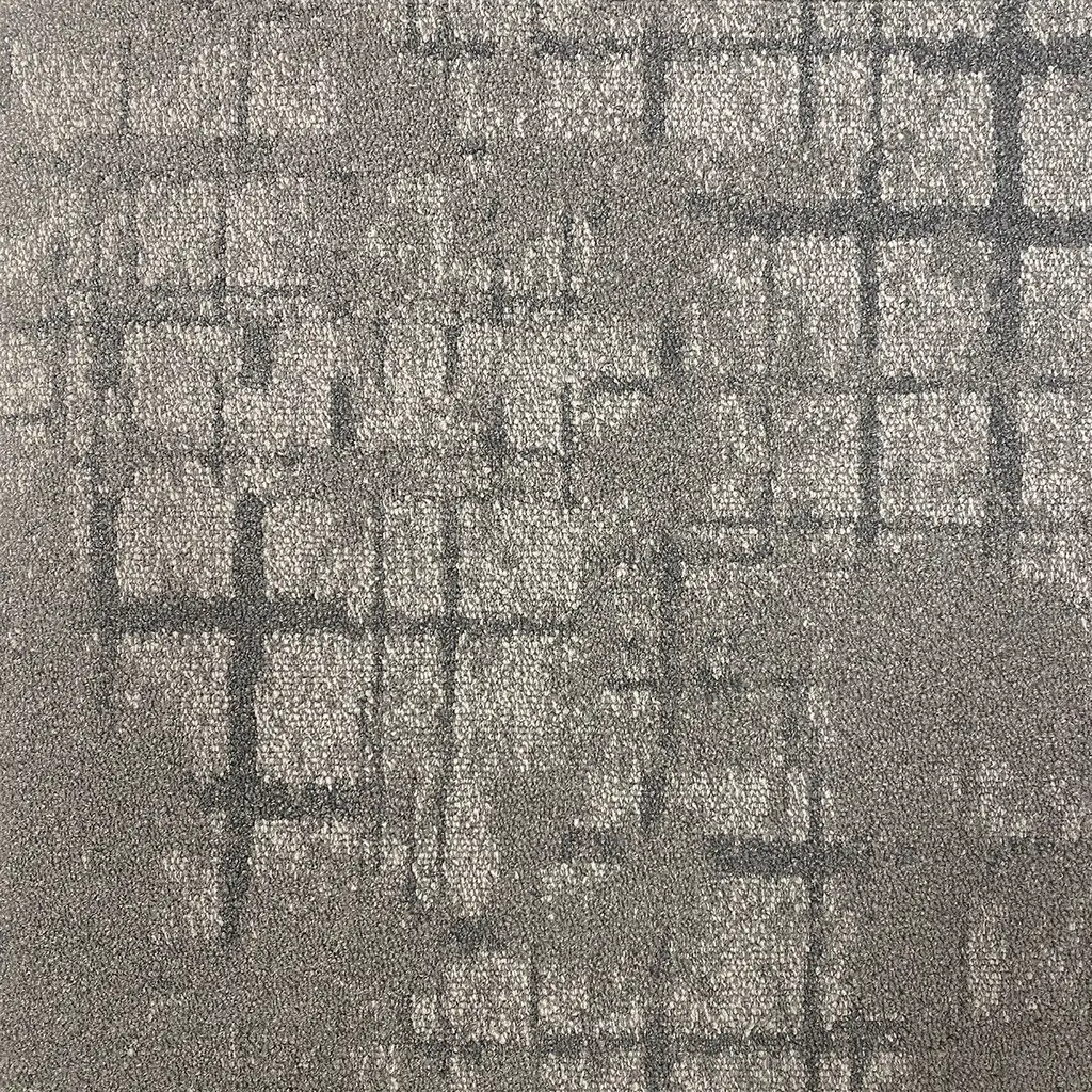 Kobercový čtverec MACRO 96 Bitumen šedý 50x50 cm 50x50 cm