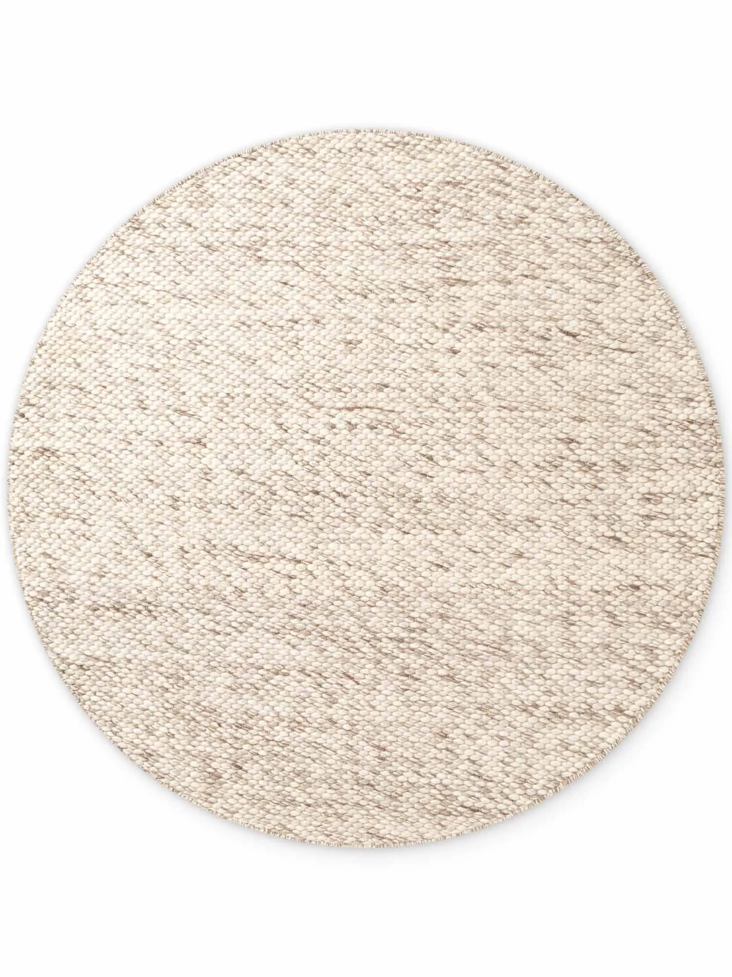 Kusový koberec Lyon Beans 106316 Natural Cream Brown kruh z kolekce Elle Kruh Ø 200 cm