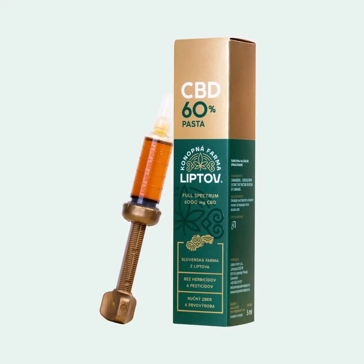 Konopná farma Liptov CBD Pasta 60%