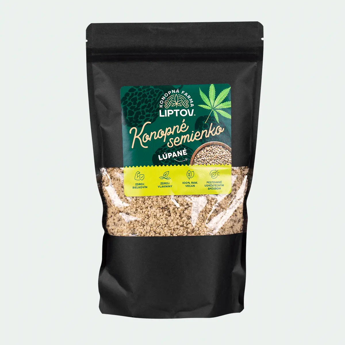 Konopná farma Liptov Konopné semínko loupané - 1000 g