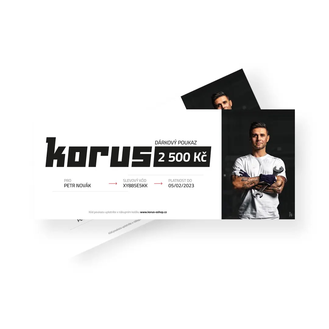 Dárkový poukaz v hodnotě 2500 Kč