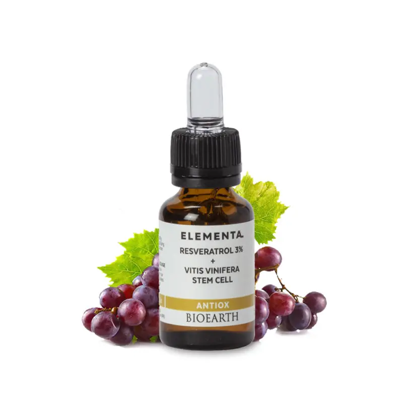 BIOEARTH Elementa sérum: Resveratrol + hroznové kmen. buňky 15ml