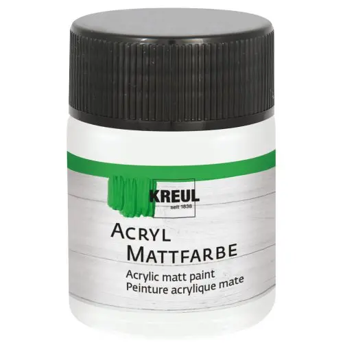 Kreul Akrylová barva matná KREUL 50 ml PASTEL BÍLÁ