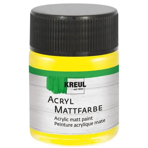Kreul Akrylová barva matná KREUL 50 ml ŽLUTÁ