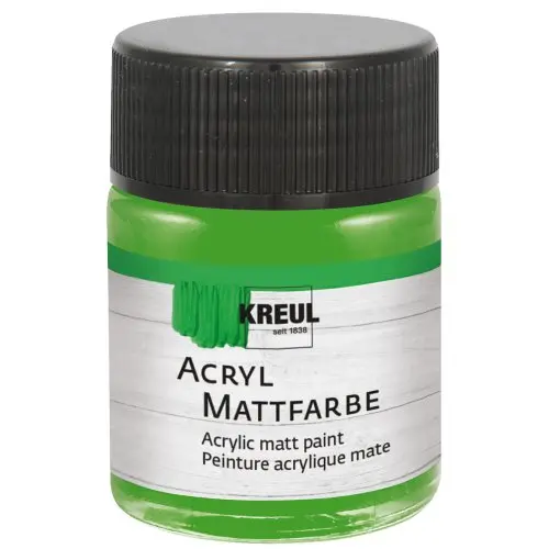 Kreul Akrylová barva matná KREUL 50 ml SVĚTLÁ ZELENÁ