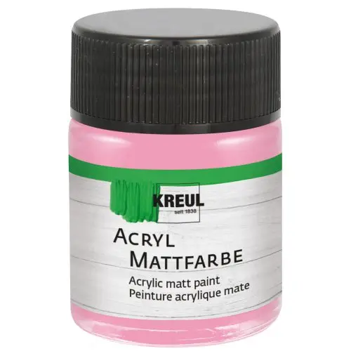 Kreul Akrylová barva matná KREUL 50 ml SVĚTLÁ RŮŽOVÁ