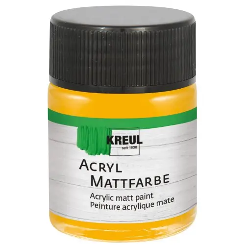 Kreul Akrylová barva matná KREUL 50 ml ZLATOŽLUTÁ