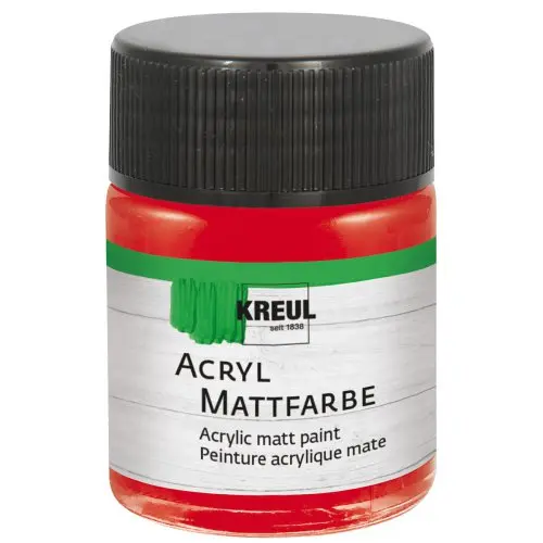 Kreul Akrylová barva matná KREUL 50 ml TMAVÁ ČERVENÁ