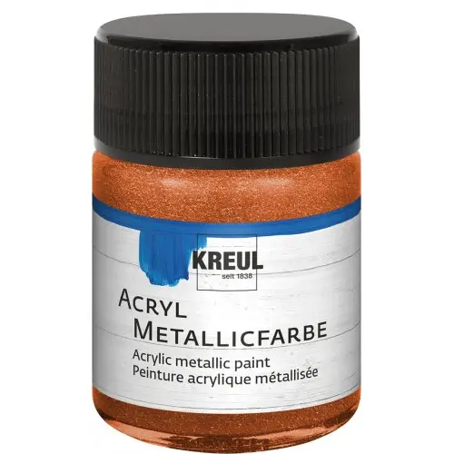 Kreul Akrylová barva metalická KREUL 50 ml MĚDĚNÁ