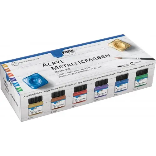 Kreul Sada Akrylová barva metalická KREUL 6 x 20 ml