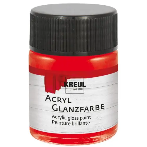 Kreul Akrylová barva lesklá KREUL 50 ml ČERVENÁ