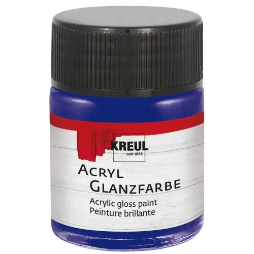 Kreul Akrylová barva lesklá KREUL 50 ml TMAVÁ MODRÁ