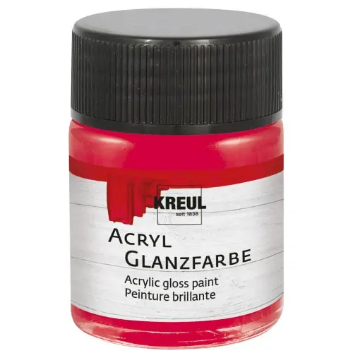 Kreul Akrylová barva lesklá KREUL 50 ml TMAVÁ ČERVENÁ