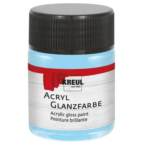 Kreul Akrylová barva lesklá KREUL 50 ml SVĚTLÁ MODRÁ