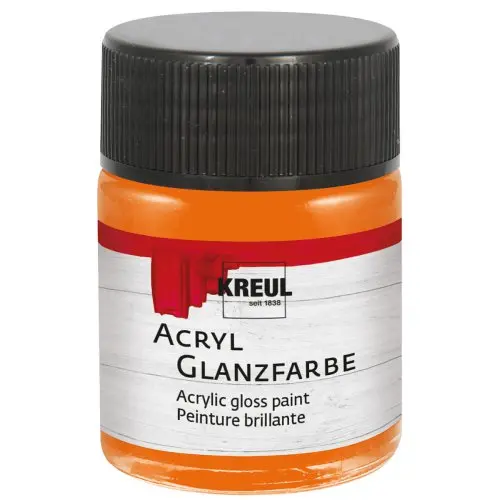 Kreul Akrylová barva lesklá KREUL 50 ml ORANŽOVÁ