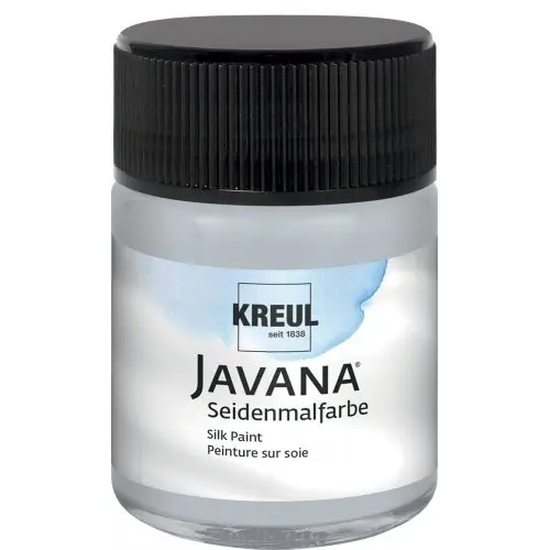 Kreul Barva na hedvábí JAVANA 50 ml STŘÍBRNOŠEDÁ