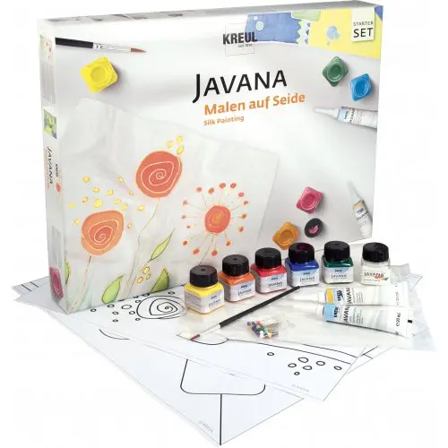 JAVANA sada barev na hedvábí